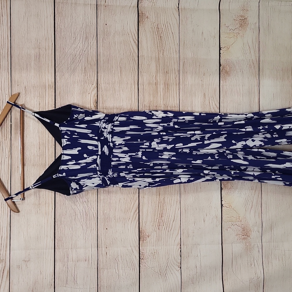 NWT Gilli Small Blue/White Jumpsuit - Picture 4 of 8